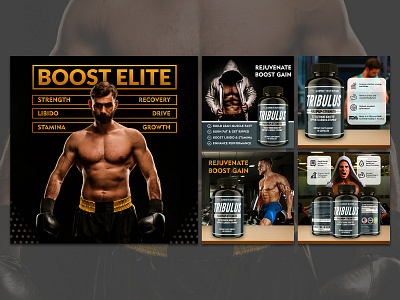 Boost Elite Infographic for Amazon photoshop