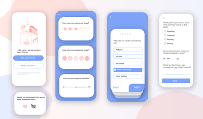 Survey form design surveydesign surveyform ui uxdesign