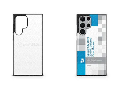 Galaxy S22 Ultra 5G 2D PC Colored PSD Case Mockup Template by Ve cutfile