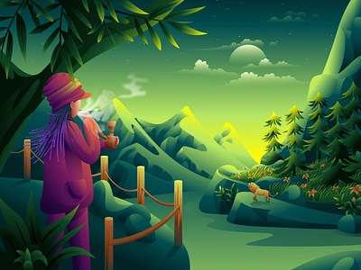 Outdoor reggae festival illustration adventure app illustration banner illustration digital art environment futuristic illustration hero image hero section illustration homepage illustration illustration illustration trend landing page illustration landscape illustration nft illustration travel ui illustration vector web web page illustration website illustration