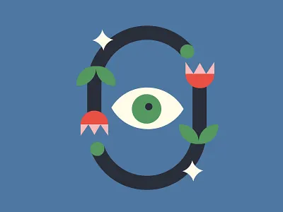 Zero for 36DaysOfType animation art design flowers graphic design illustration lettering motion graphics nature plants poster type typography zero