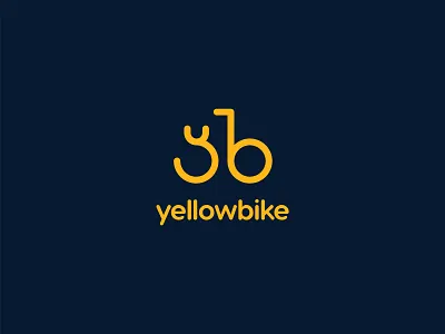 Rolling out this brand new logo design for Yellow Bike 🏍️ ai logo bike logo brand logos design graphic design logo designs logos monogram yellow and blue yellow logo