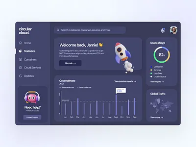 Circular Cloud Dashboard UI blue blue ui circular circular cloud cloud cloud dashboard cloud dashboard ui cloud ui dark dashboard dark mode dark mode dashboard dark mode ui dashboard ui violet violet ui