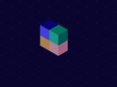 Isometric Cube 3d abstract figma graphic design isometric logo shape ui