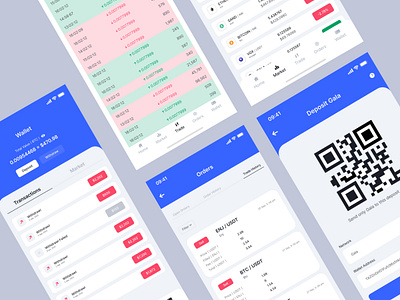 Cryptocurrency App Design app appui blockchain crypto cryptocurrency decentralized exchange mobileapp trading wallet web 3