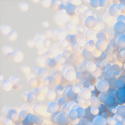 Sphere Cloud // 01 3d 3dart animation animation art c4d cloner cloud design glossy glow jaykats materials motion art octane render sphere transparency