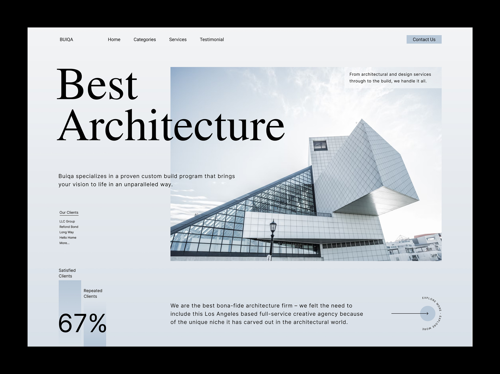Architecture  Header by Bitmate Studio on Dribbble