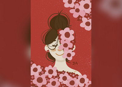 BLOSSOM art artist blossom character design design character illustration love spring