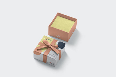 Gift Box Mockups box mockups branding cardboard container design free gift box giftbox identity illustration mockup pack packaging packing paper photoshop rapingpaper ribbon ui vector