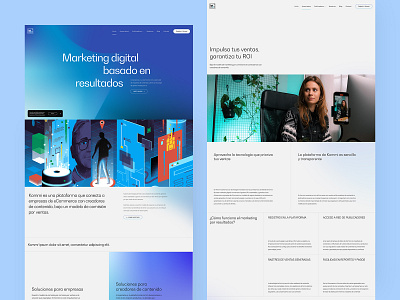 Kommi Concepto Web design diseño graphic design ui ux web web design