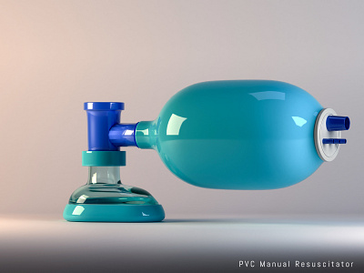 PVC MANUAL RESUSCITATOR 3d modeling 3d rendering cgi rendering