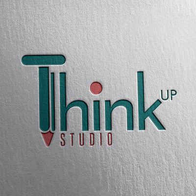 Think up Studio logo design