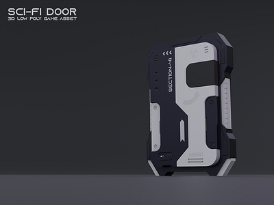 Sci-fi Gate 3D Game Ready Asset | Blender 3D 3d 3d art 3d artist 3d asset 3d design 3d game asset 3d rendering blender cycles design game asset hard surface low poly low poly asset sci fi sci fi asset sci fi door sci fi doorway sci fi game asset sci fi gate