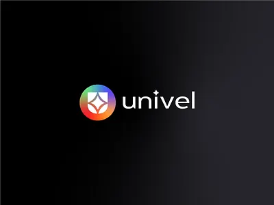 Univel Logo letter u logo metaverse u
