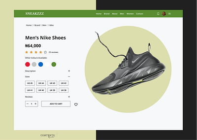 Daily UI #033 branding customization dailyui design footwear nike shoes ui uidesign uiux