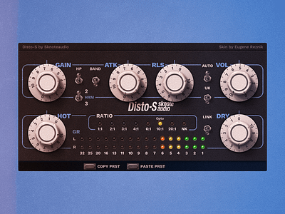 Disto-S Skin desktop music music prouction sketchapp sound ui vst gui vst plugin vst skin