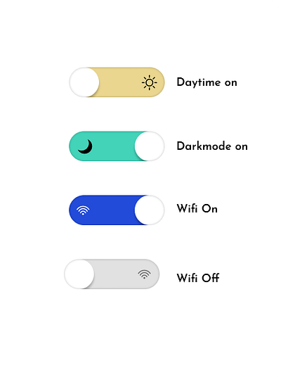 On/Off switch #DailyUI 015 ui ux