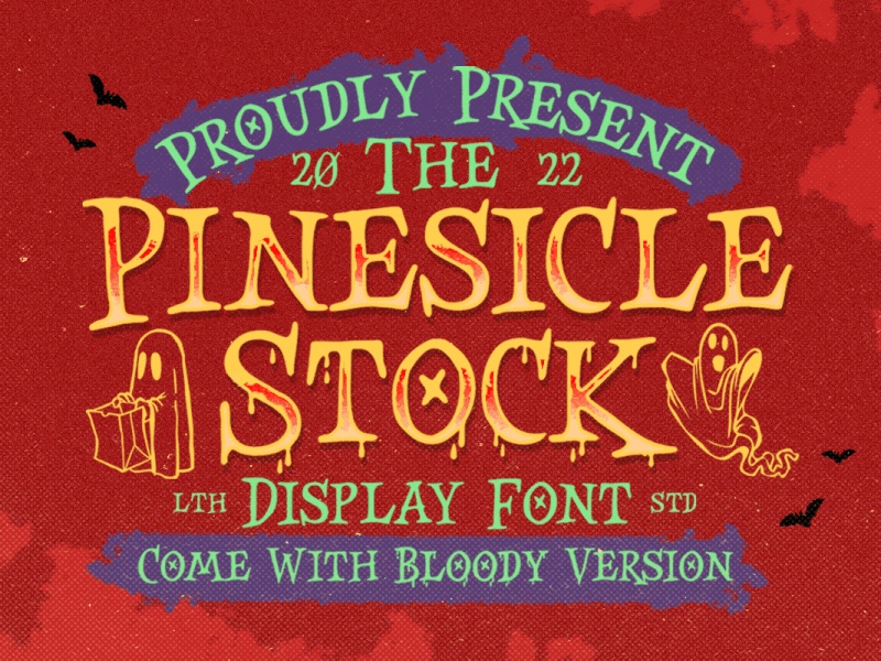 The Pinesicle Stock - Fun Horror Font freebies magic font