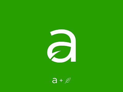 Letter a + leaf logo concept concept leaf leaf logo letter a letter a logo letter logo logo logo concept logotype logotype concept