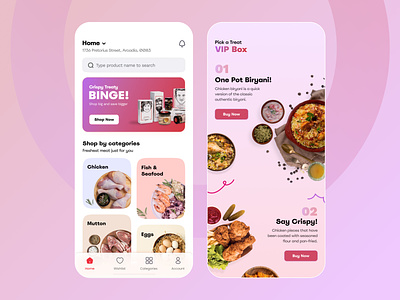 Meat Delivery App amazon grocery big basket delivery app design fipola flipcart food delivery fresh to home grocery app grocery delivery instacart licious meat meat delivery meatigo online shop swiggy tender cuts uber eats zomato