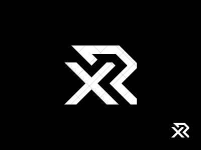 XR Logo branding design graphic design icon identity illustration lettermark logo logo design logotype monogram r rx rx logo rx monogram typography x xr xr logo xr monogram