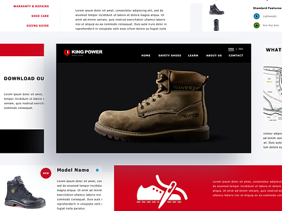King Power design minimal softwaredeveloper ui uiux web design website