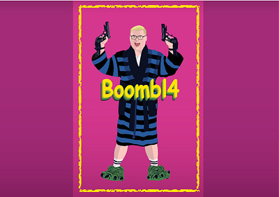 Boombl4 starring in Guns Akimbo [2019]. animation character design graphic design illustration