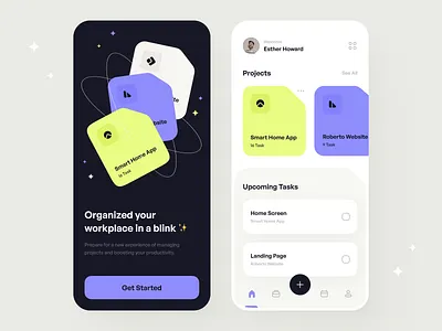 Task Management App brutalism event finance mangement flat home screen illustration management mobile mobile app neon project project management saas schedule task task management team team management to do list