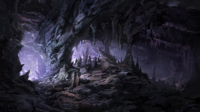 Stalagmite Cave cave cavern environment landscape rocks scenery stalagmite subterranean