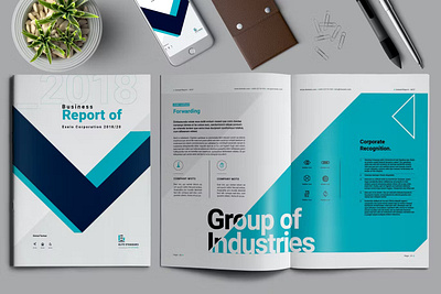 Report Brochure annual annual design annual report brochure business clean company corporate identity indesign layout modern multipage print print layout profile report report brochure report design report template