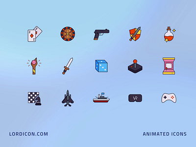 Games Icon Group animation icon logo