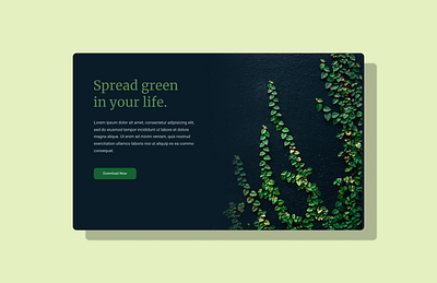 Blog post #003 blog blogpost dailyui design green greenary landing page plants trees ui ui design ux web webdesign