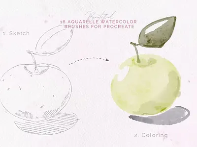 Aquarelle Watercolor: Procreate Brushes aquarelle brush brushes cartoon illustration kids lettering paper procreate procreate brush procreate brushes procreate watercolor sketch text texture texures watercolor watercolor brush watercolor brushes wedding