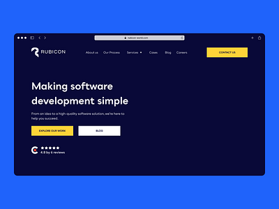 RUBICON's digital transformation branding design product design ui uiux design ux web design website