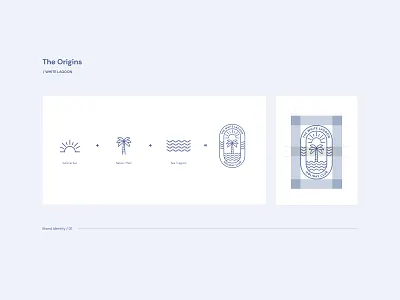 White Lagoon branding design illustration logo vector web