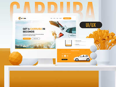 Carruba-UI/UX logo typography ui web web design