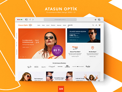 Atasun E-commerce Redesign 2020 / 21 atasun branding design dribble ecommerce graphic design ui web design website