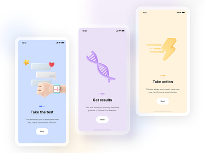 COVID-19 Risk Update Mobile App app app design app ui covid covid 19 covid 19 covid19 health health app health care healthcare mobile mobile app mobile design