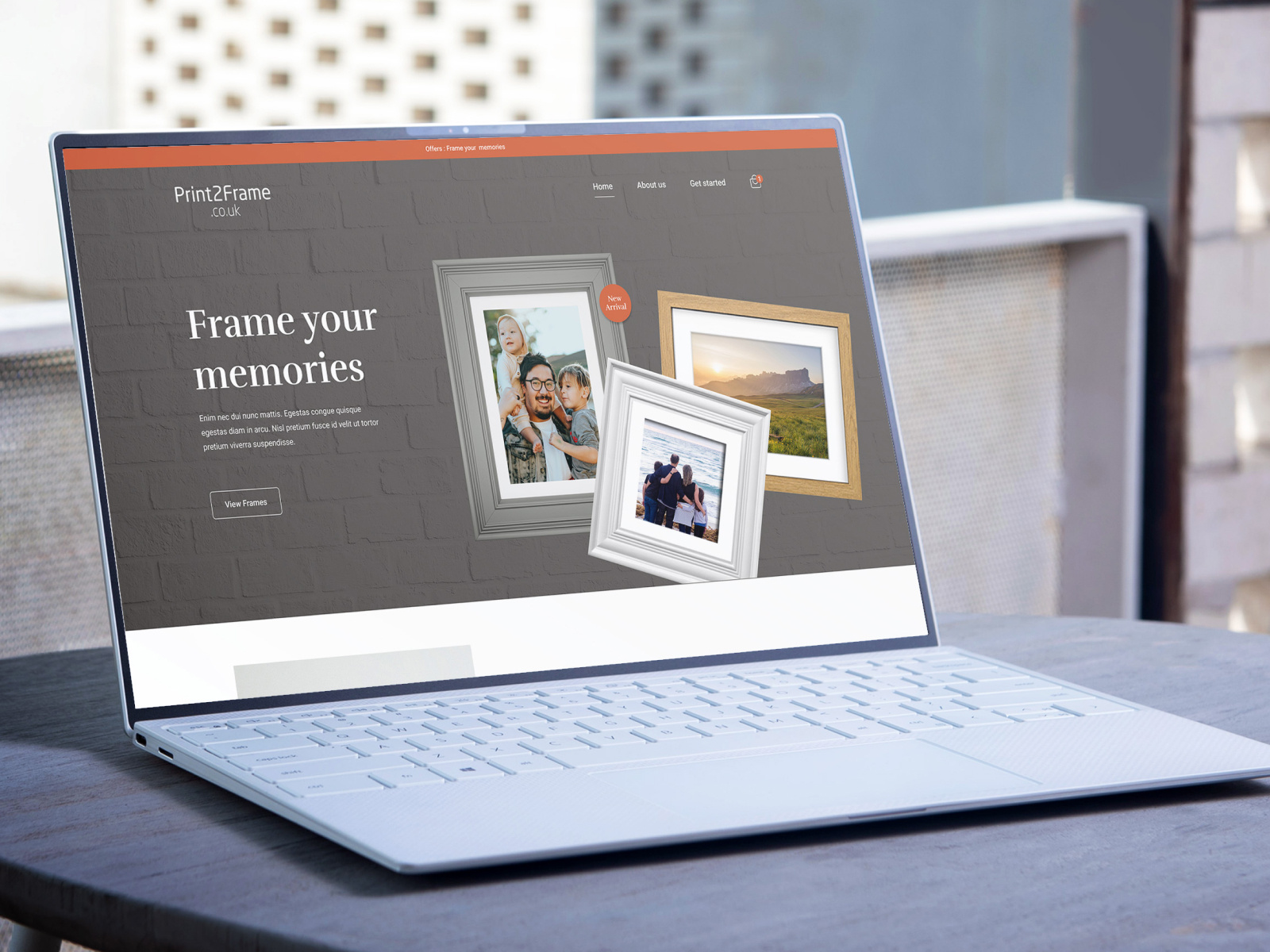 Customize Frame website design app branding design typography ui ux