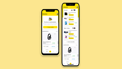 Wishlist app app screen app ui color creative design designer figma figma design freelancer interface ios ios app design ios interface mobile app mobile ux ui user experience user interface ux