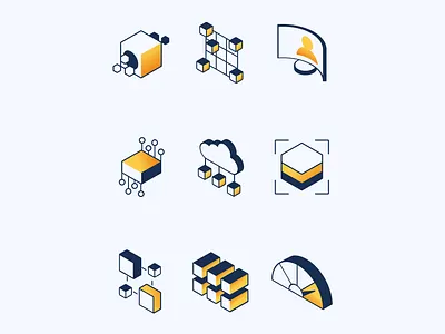 Data Icon art crypto design digital directions illustration isometric tech tecnology ui vector