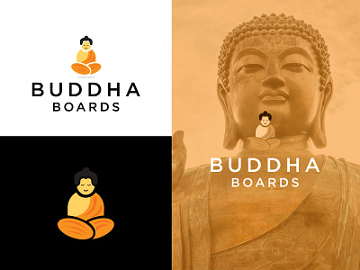 Buddha Boards branding branding logo custom logo design fiverr fiverr gig fiverr logo graphic design illustration logo logomark pictoral mark