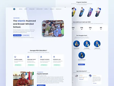 Yapalis - School Landing Page design graphic design interfaces landing page school school web system ui ux uxui web web design website yapalis