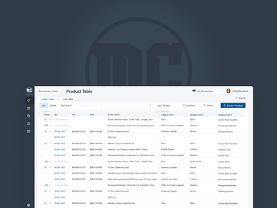 PIM System for LCC cmj complex ui design system pim system prototyping tables user surveys ux design ux research