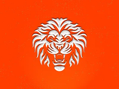 Lion animal brand branding design eddarqaoui forsale illustration leo lion logo negative space vector
