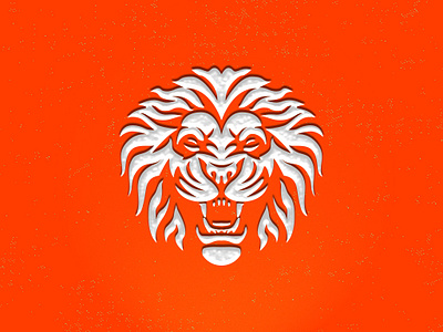 Lion animal brand branding design eddarqaoui forsale illustration leo lion logo negative space vector