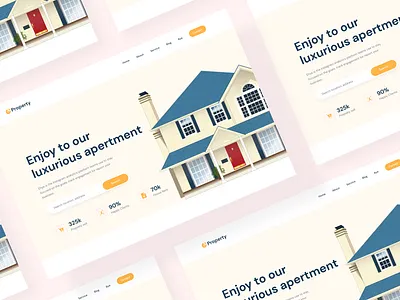 Apertment landing page apertment apertment landing page figma template flat home house ui kit ui ux user experience user interface web design web template