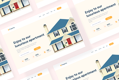 Apertment landing page apertment apertment landing page figma template flat home house ui kit ui ux user experience user interface web design web template