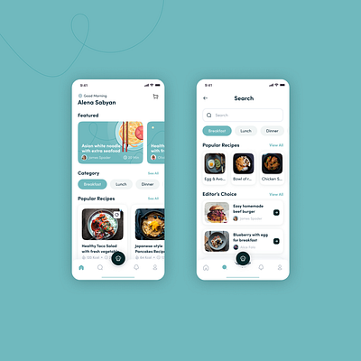 Food ui design... ui uidesign