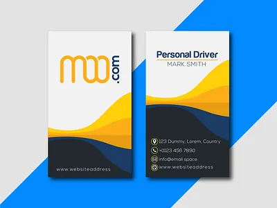 Vertical Business Card Design branding businesscard businesscarddesign graphic design illustration logo vector vertical business card design